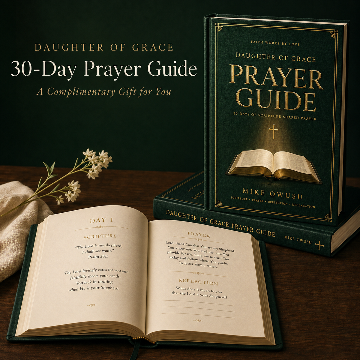 Free Daughter of Grace — 30-Day Scripture-Shaped Prayer Guide