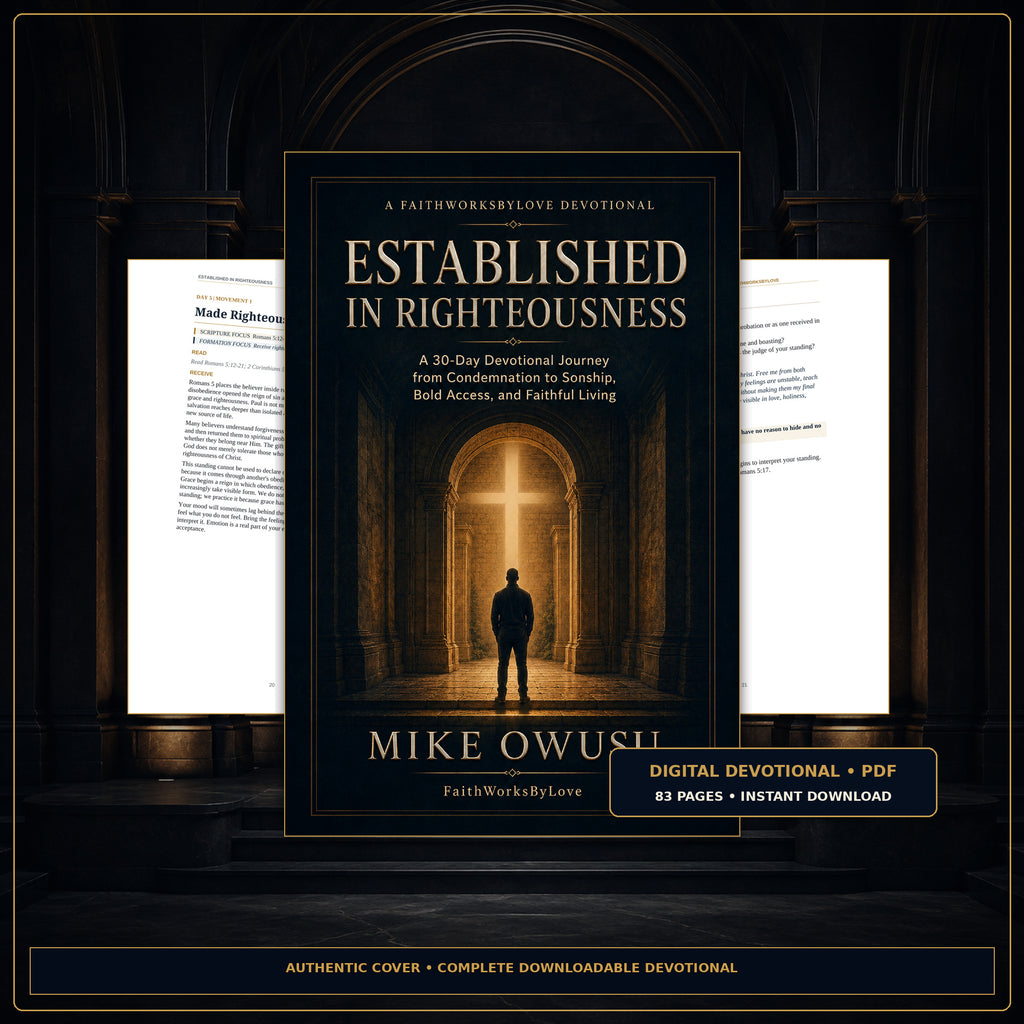 Established in Righteousness 30-Day Devotional | Identity in Christ, Prayer & Reflection PDF