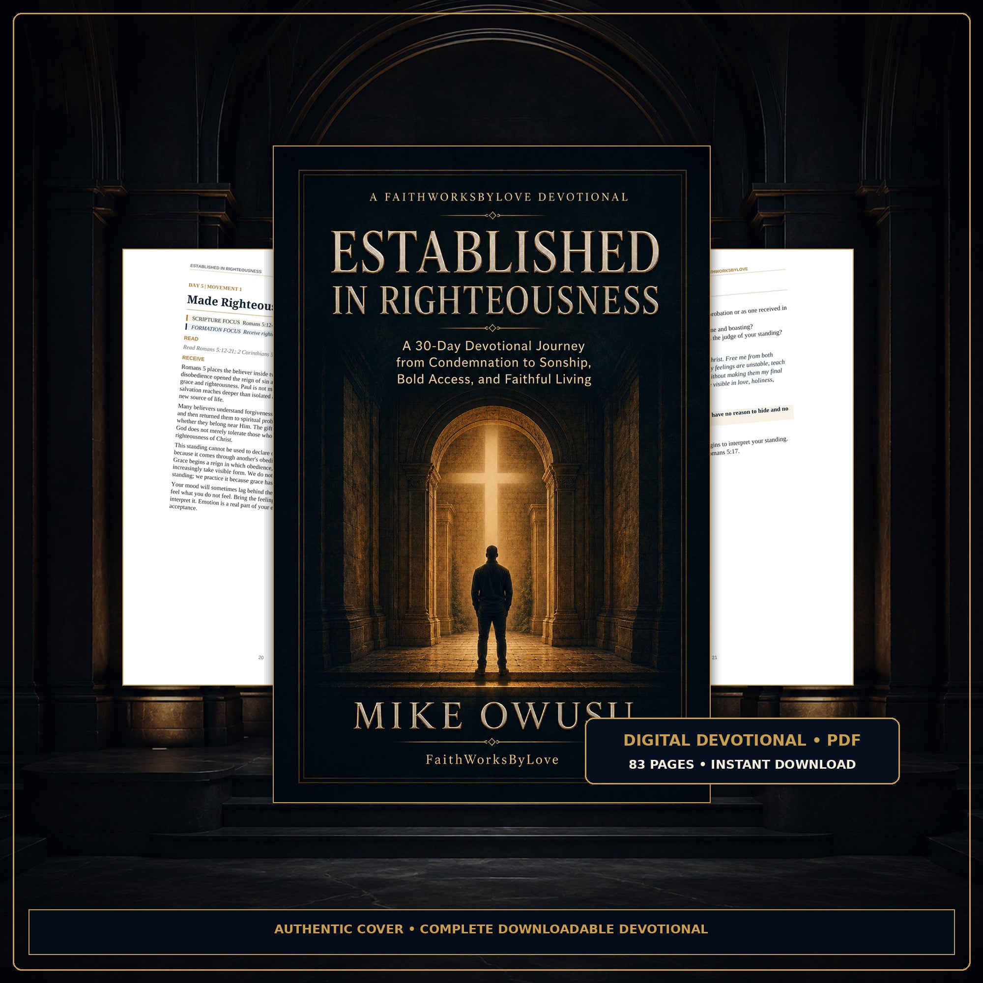 Established in Righteousness 30-Day Devotional | Identity in Christ, Prayer & Reflection PDF