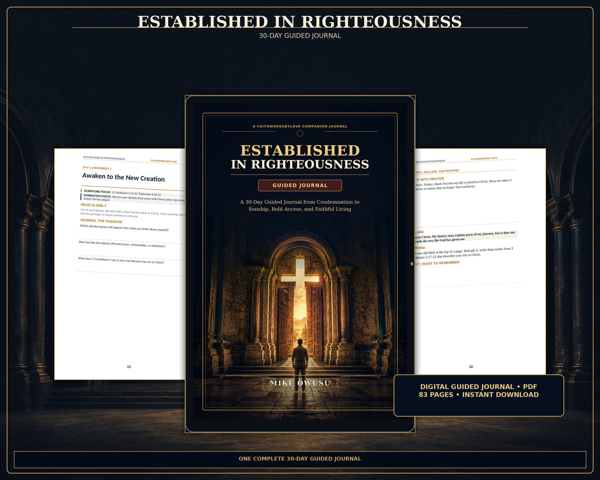 Christian Guided Journal PDF, 30 Day Scripture Prayer Journal, Identity in Christ