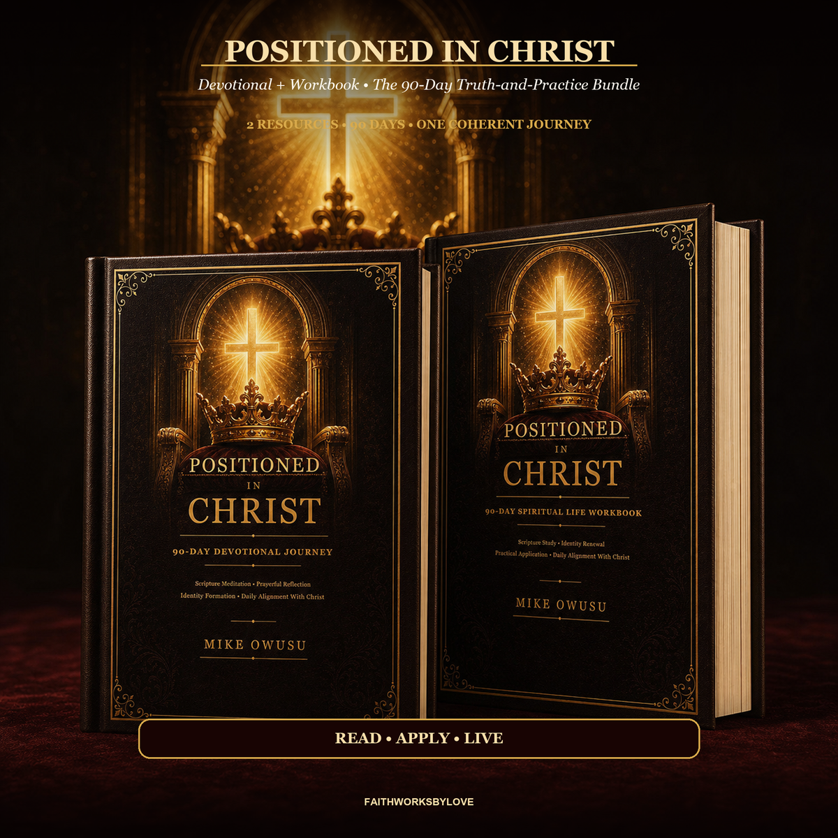 Positioned in Christ Devotional & Workbook Bundle