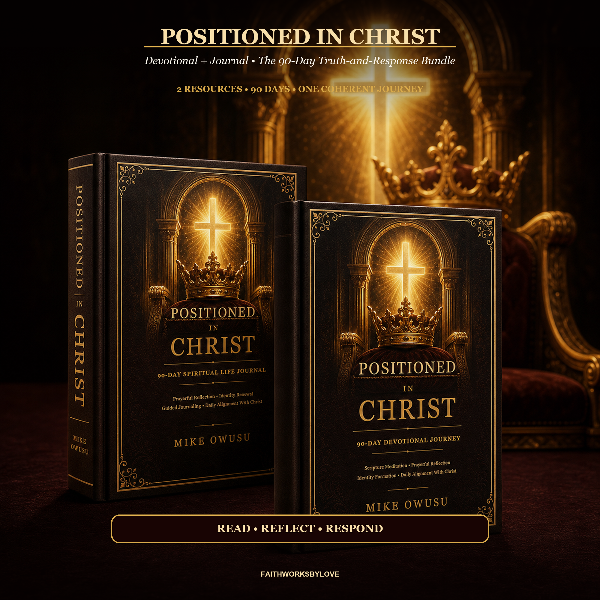 Positioned in Christ Devotional & Journal Bundle