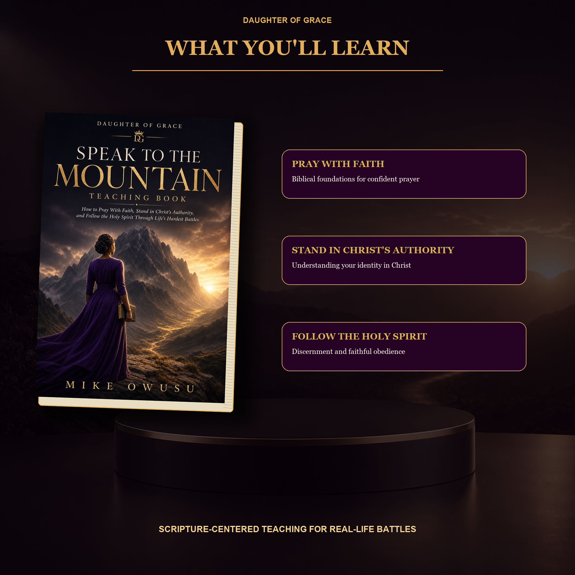 Speak to the Mountain Bundle | Teaching Book + 90-Day Prayer Journal