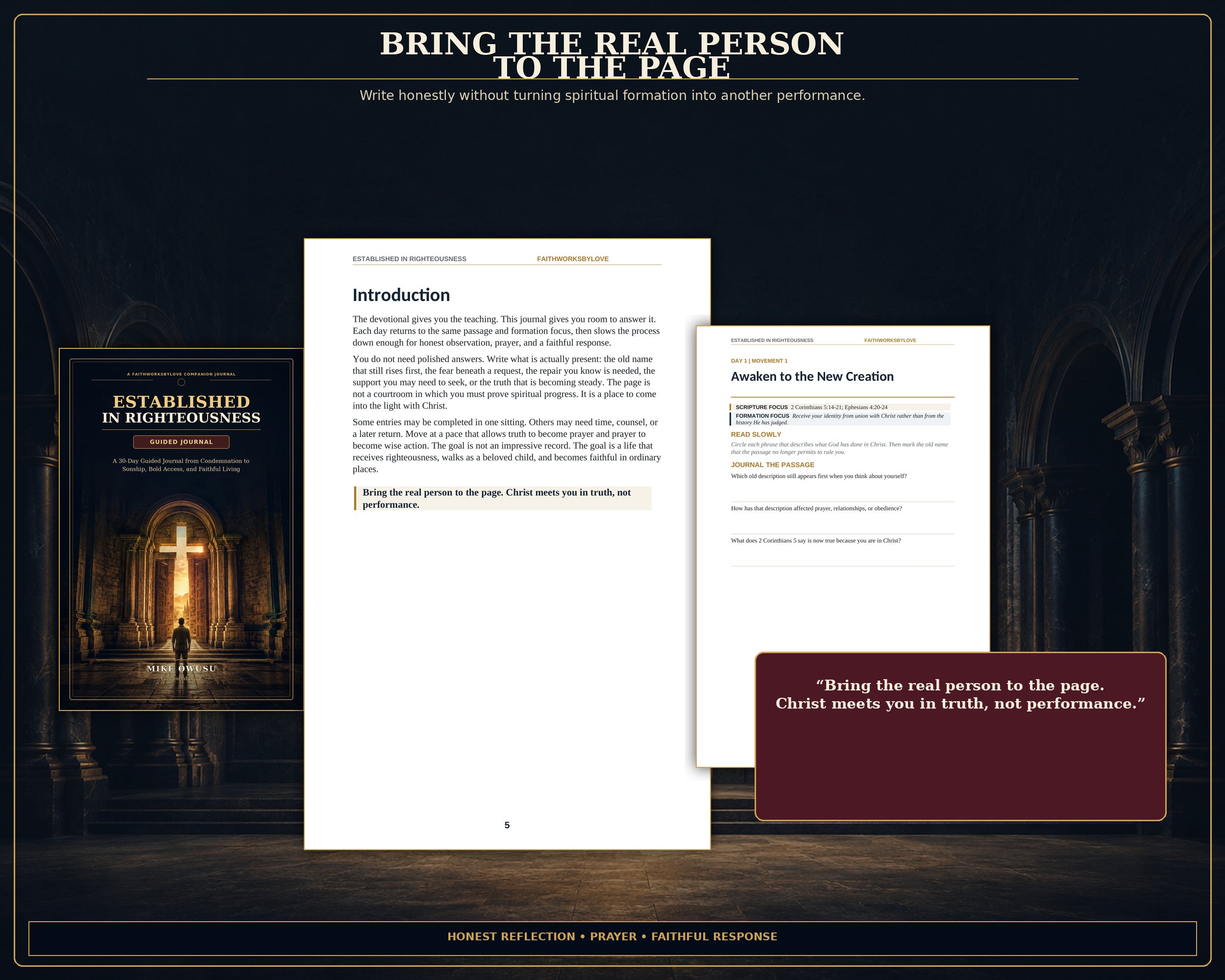 Christian Guided Journal PDF, 30 Day Scripture Prayer Journal, Identity in Christ
