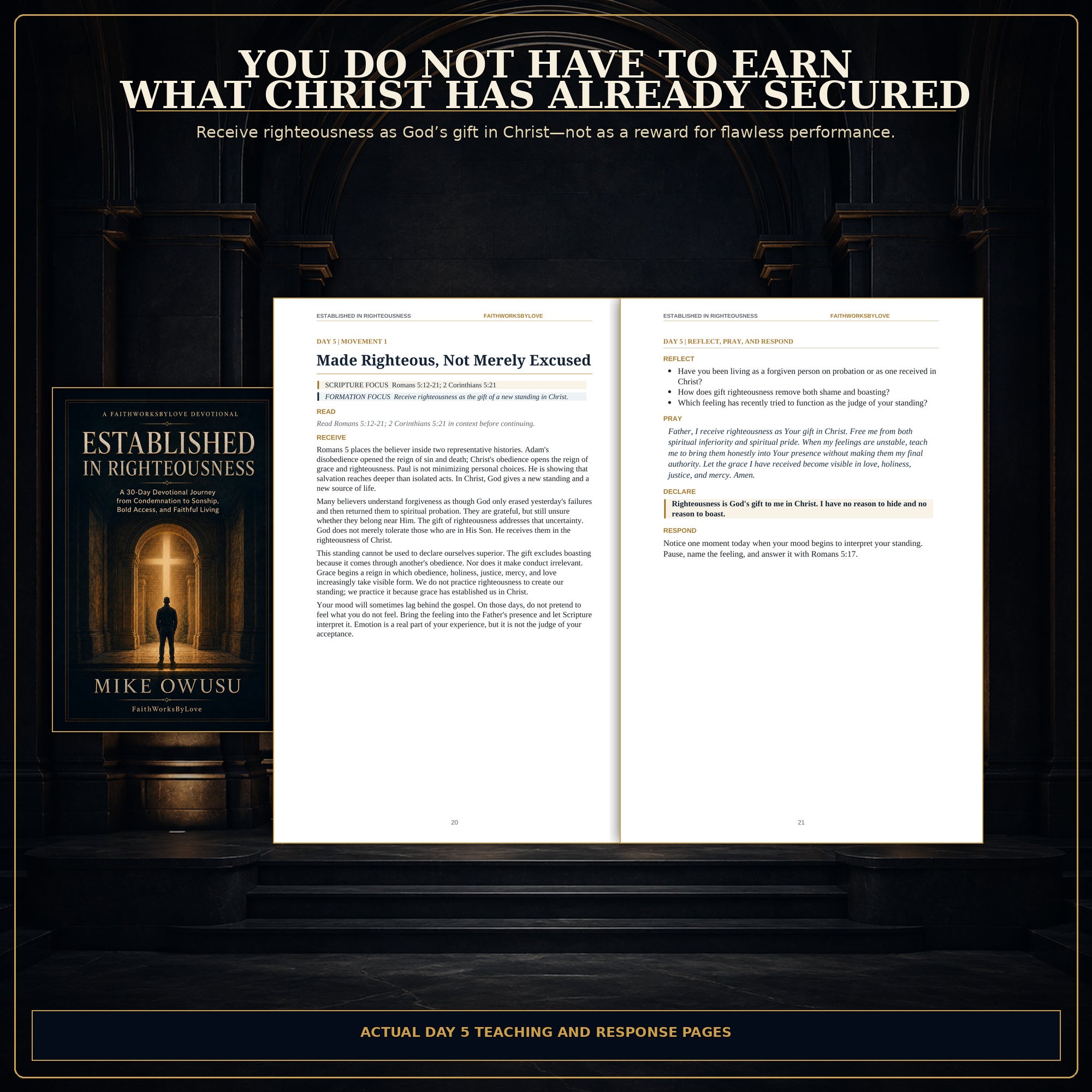 Established in Righteousness 30-Day Devotional | Identity in Christ, Prayer & Reflection PDF