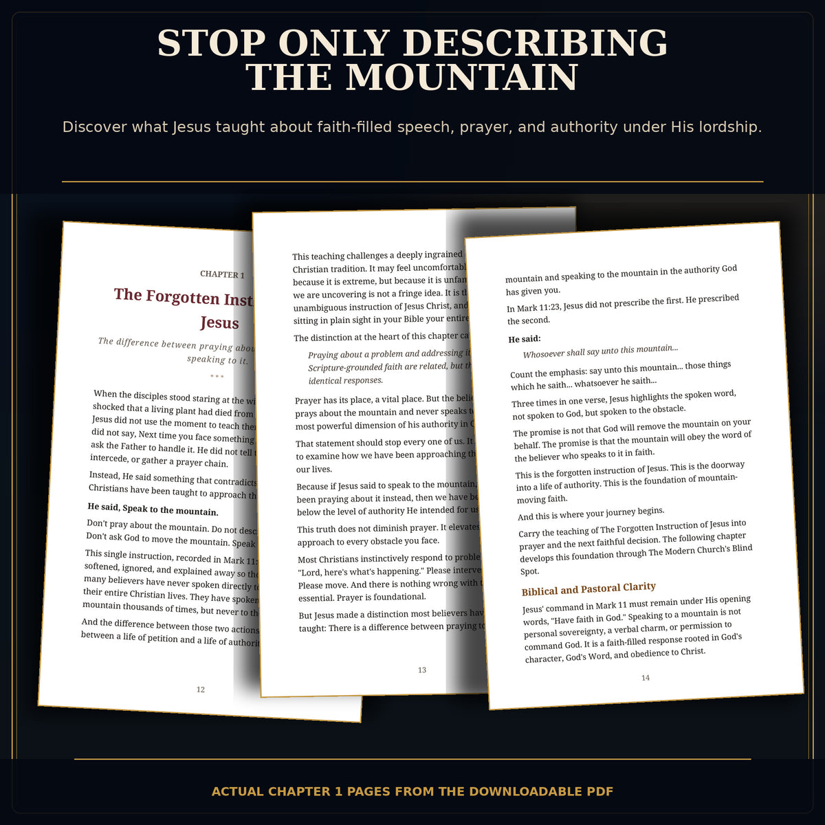 Speak to the Mountain: How to Pray With Faith, Stand in Christ’s Authority & Follow the Holy Spirit | eBook