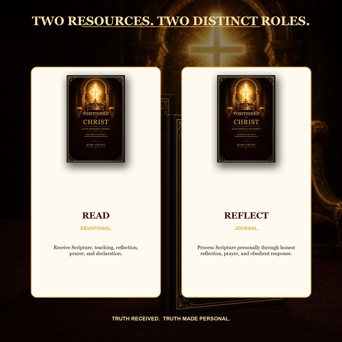 Positioned in Christ Devotional & Journal Bundle