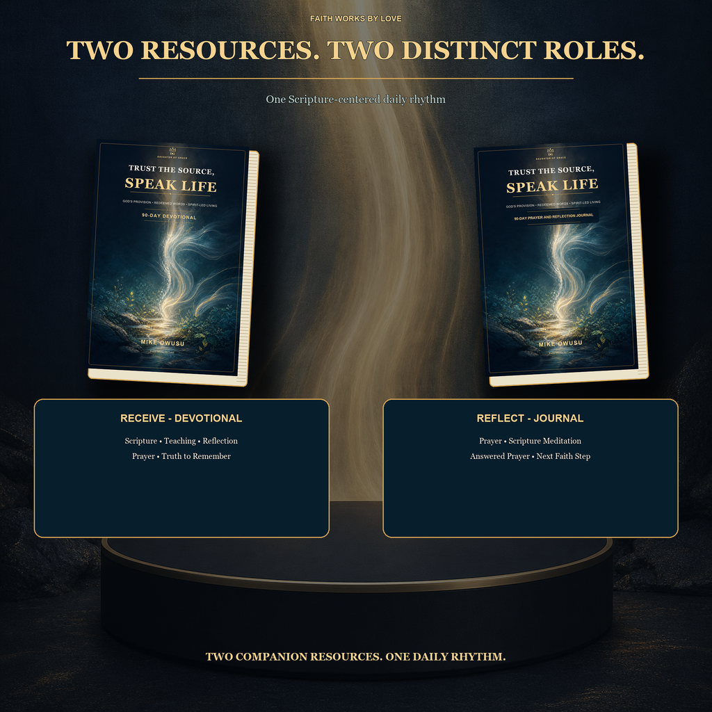 Trust the Source. Speak Life™ Bundle 90-Day Devotional + 90-Day Prayer & Reflection Journal