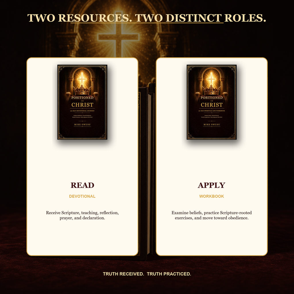 Positioned in Christ Devotional & Workbook Bundle