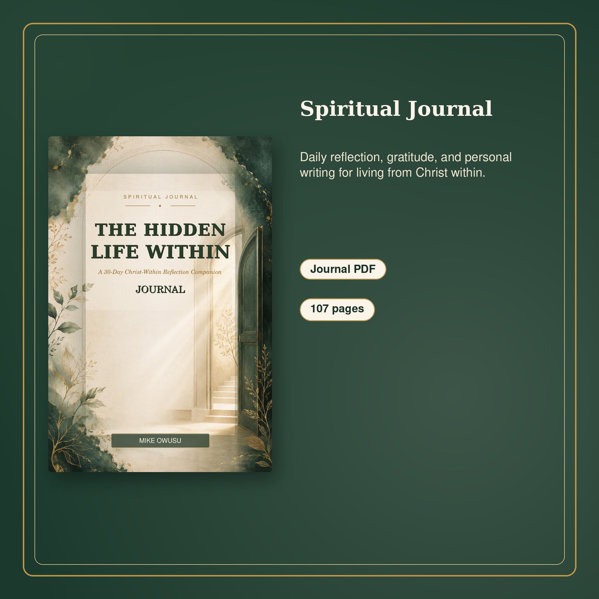 The Hidden Life Within Digital Bundle | Journal, Workbook, Planner &amp; How-To Guide