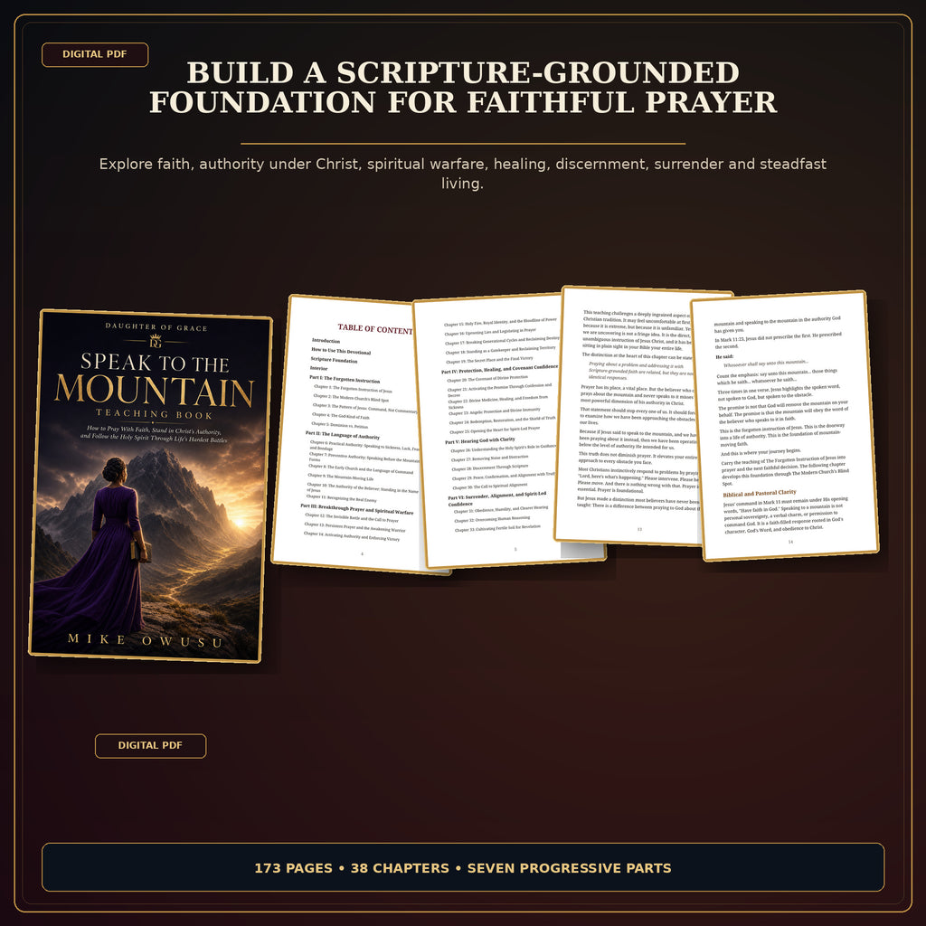 Speak to the Mountain: The Complete 4-Book Collection Teaching • Devotional • Prayer Journal • Workbook