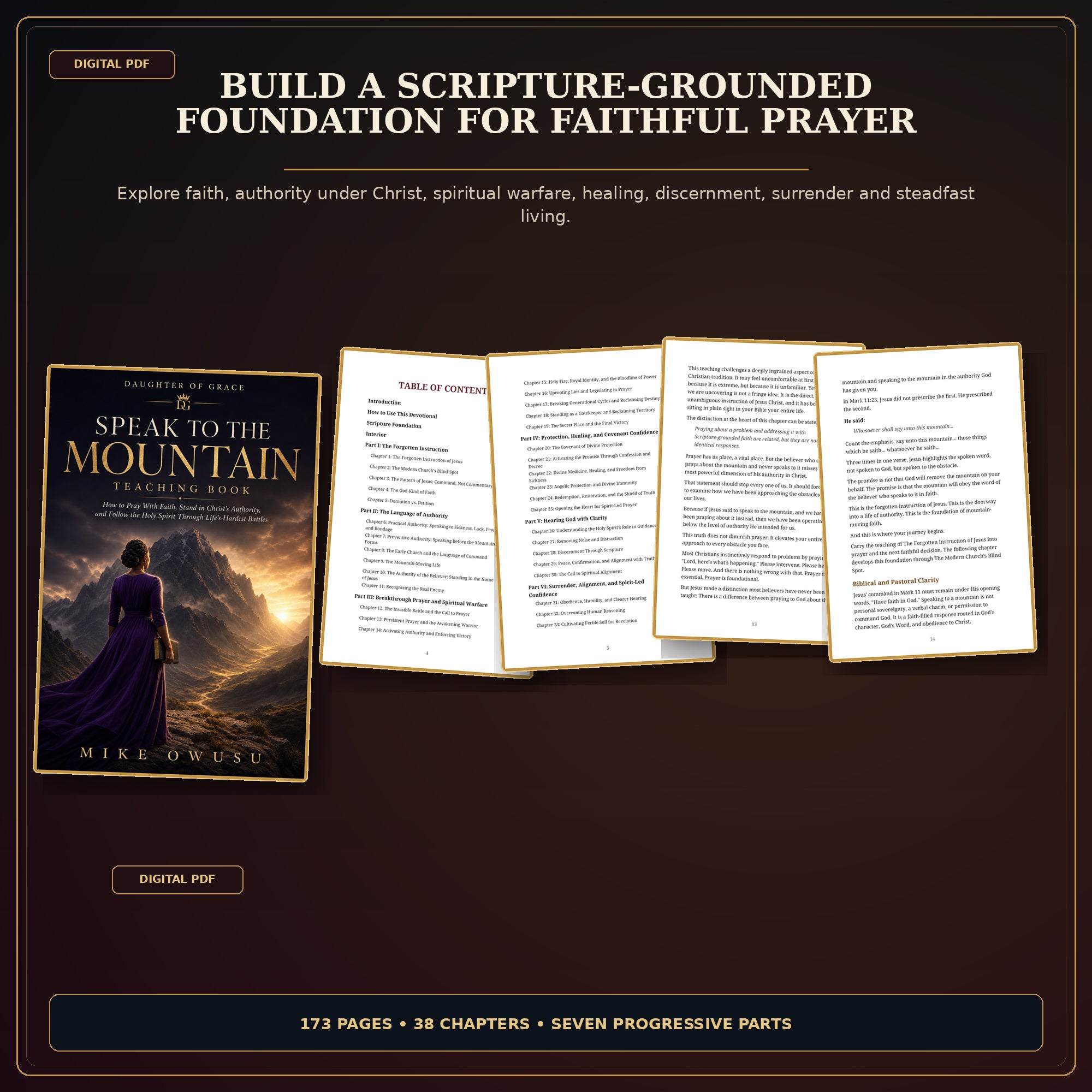 Speak to the Mountain: The Complete 4-Book Collection Teaching • Devotional • Prayer Journal • Workbook