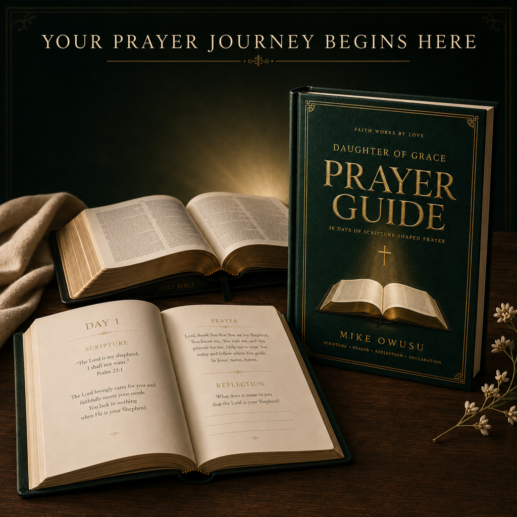 Free Daughter of Grace — 30-Day Scripture-Shaped Prayer Guide