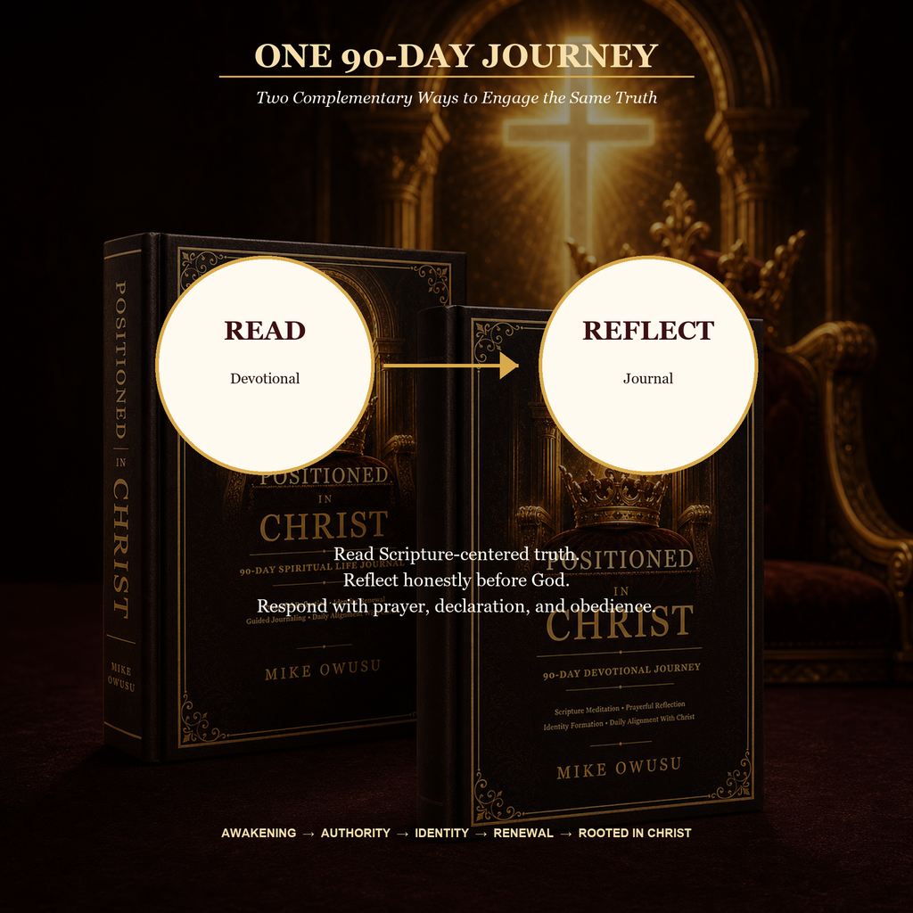 Positioned in Christ Devotional & Journal Bundle