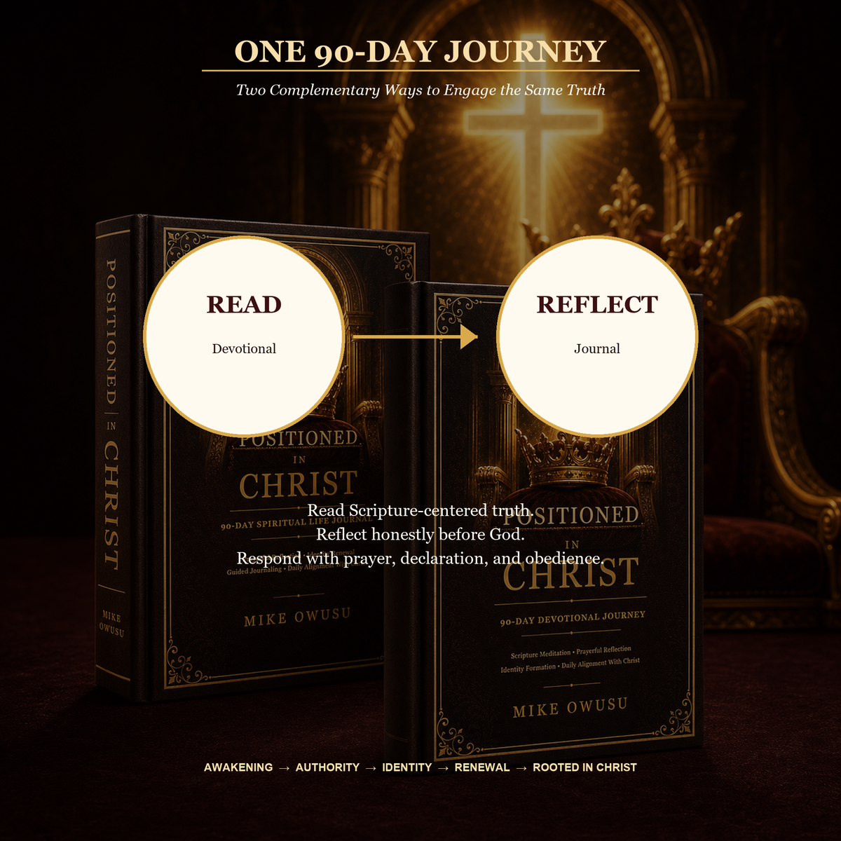 Positioned in Christ Devotional & Journal Bundle