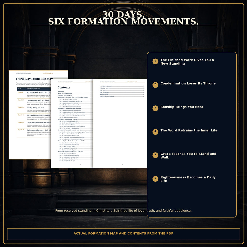 Established in Righteousness 30-Day Devotional | Identity in Christ, Prayer & Reflection PDF