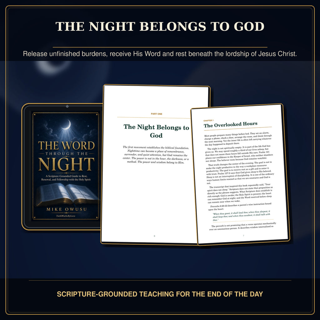 Christian Night Prayer eBook PDF, The Word Through the Night, Scripture and Rest