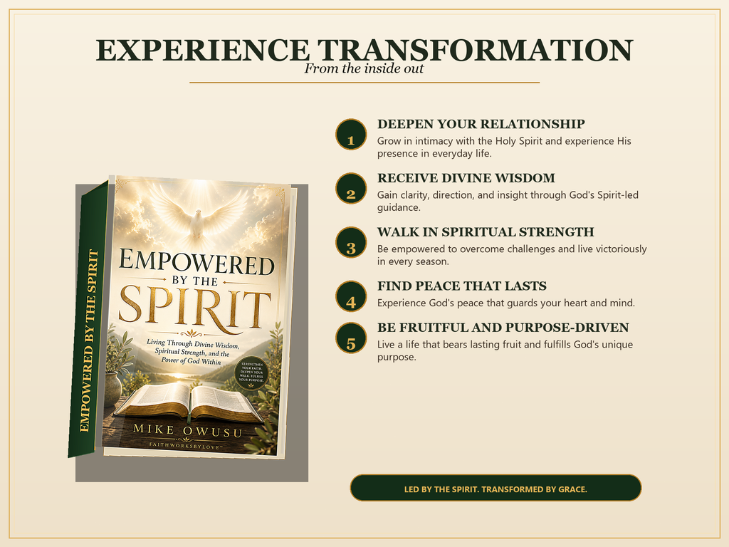 Empowered by the Spirit eBook PDF, Holy Spirit Christian Devotional, Spiritual Growth Guide, Bible Study Digital Download