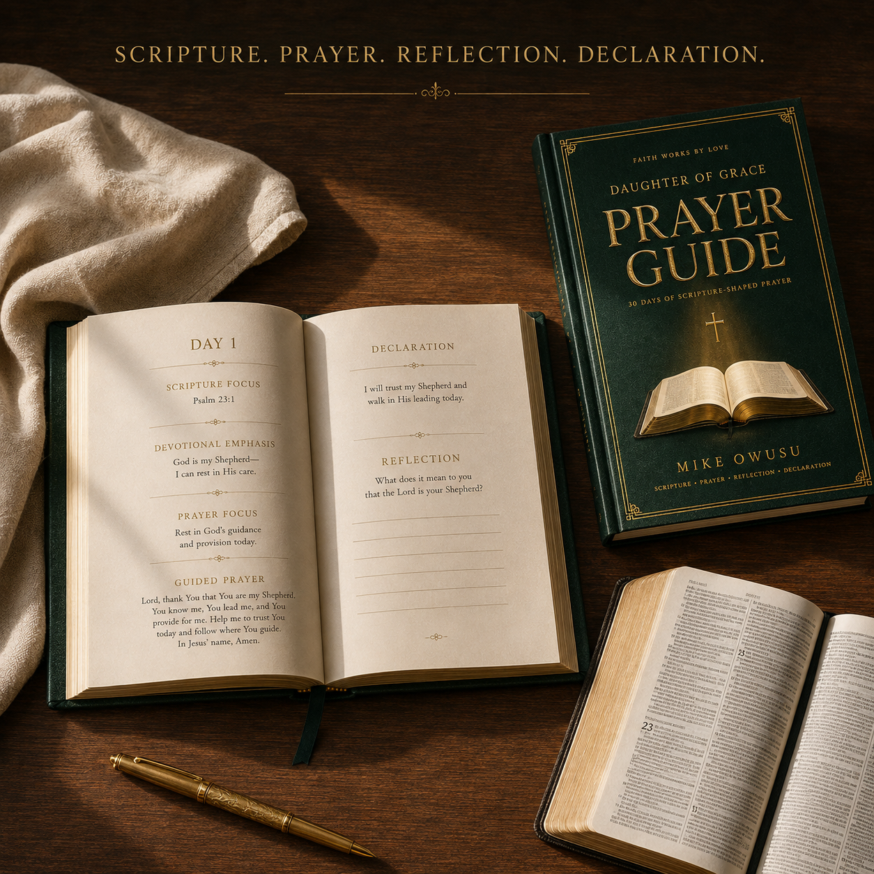 Free Daughter of Grace — 30-Day Scripture-Shaped Prayer Guide
