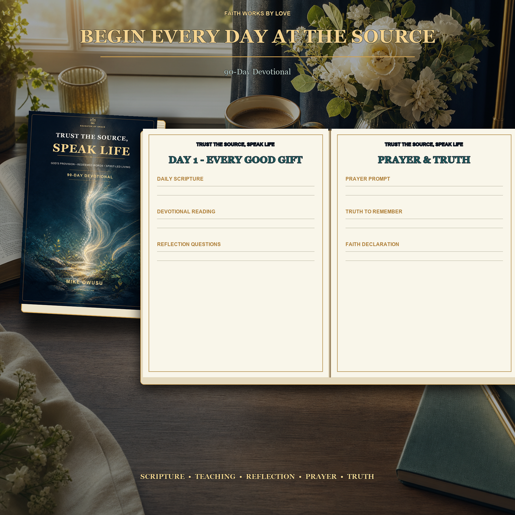 Trust the Source. Speak Life™ Bundle 90-Day Devotional + 90-Day Prayer & Reflection Journal