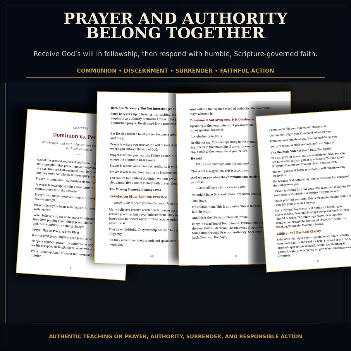 Speak to the Mountain: How to Pray With Faith, Stand in Christ’s Authority & Follow the Holy Spirit | eBook