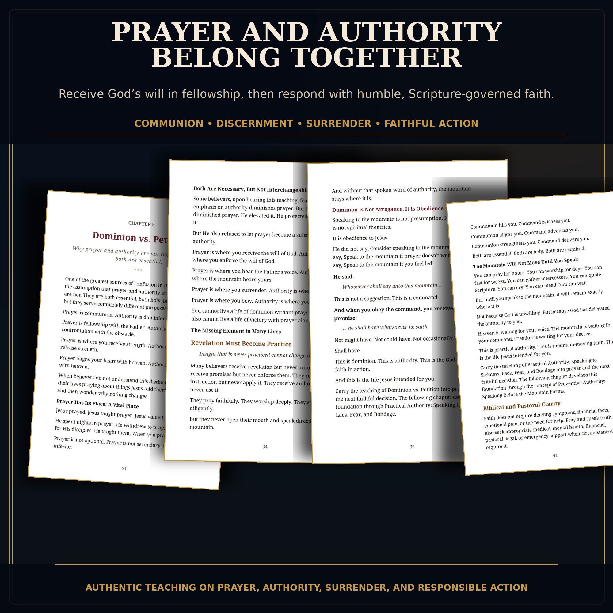 Speak to the Mountain Bundle | Teaching Book + 90-Day Prayer Journal