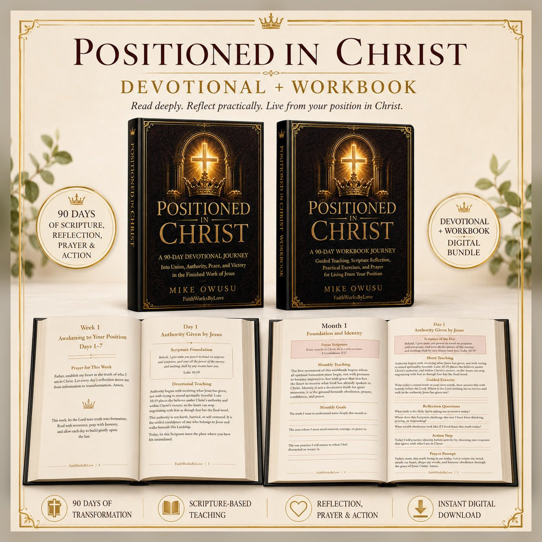 Positioned in Christ Devotional & Workbook Bundle