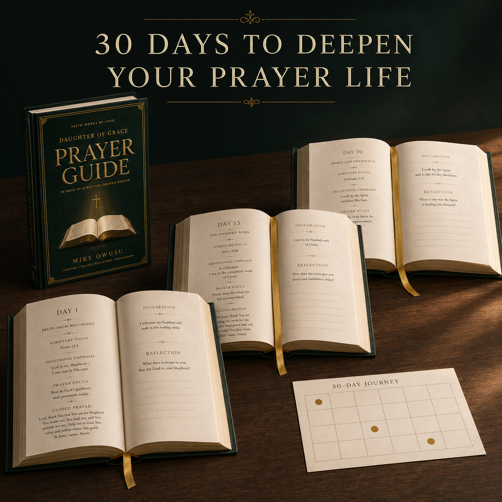 Free Daughter of Grace — 30-Day Scripture-Shaped Prayer Guide
