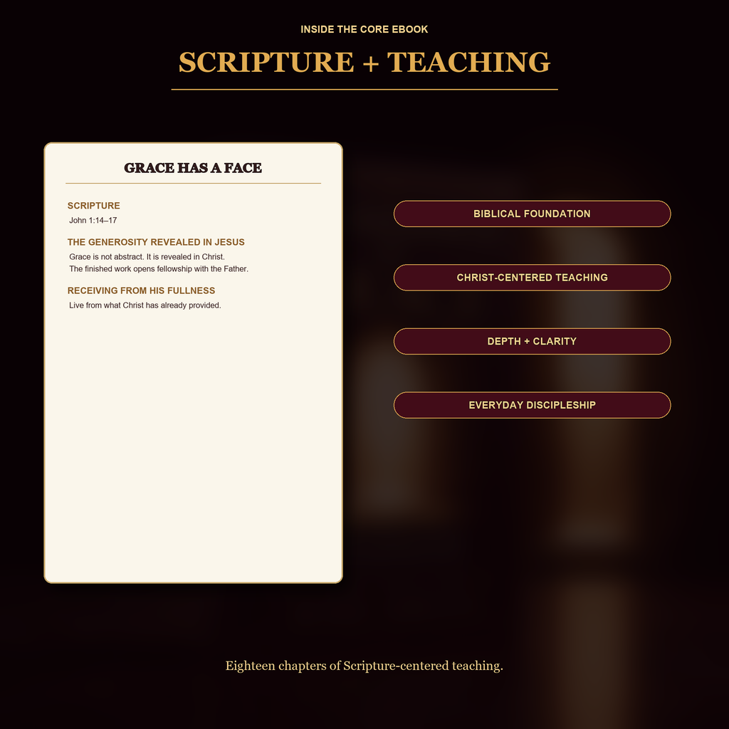 Abundance of Grace: The Father’s Presence, Provision, and the Finished Work of Jesus | Digital eBook