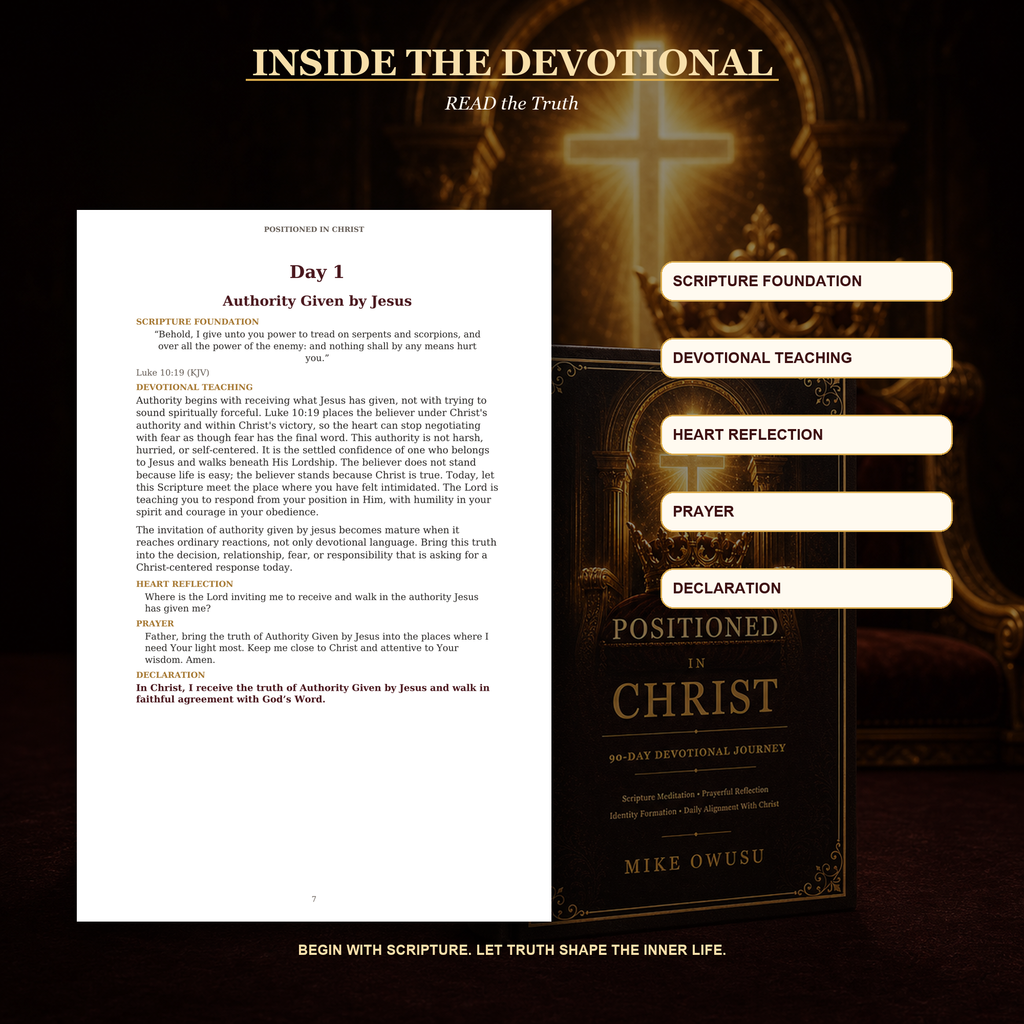 Positioned in Christ Devotional & Journal Bundle
