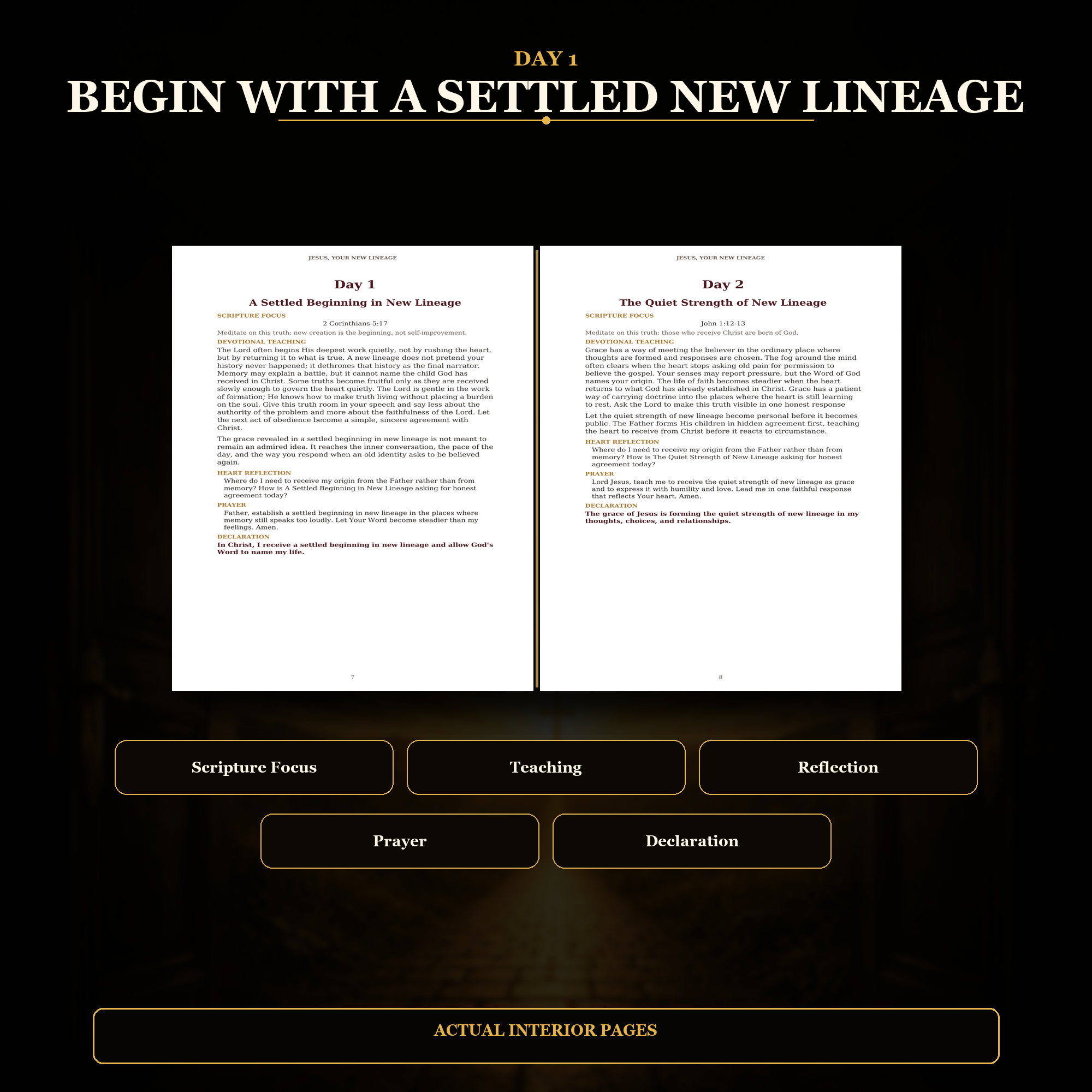 Jesus: Your New Lineage — 90-Day Devotional | Understanding Your Identity in Christ