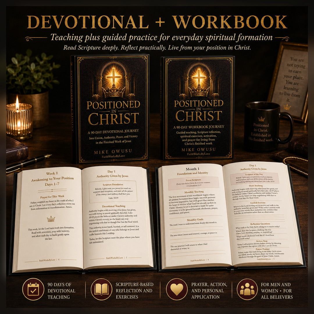 Positioned in Christ Devotional & Workbook Bundle