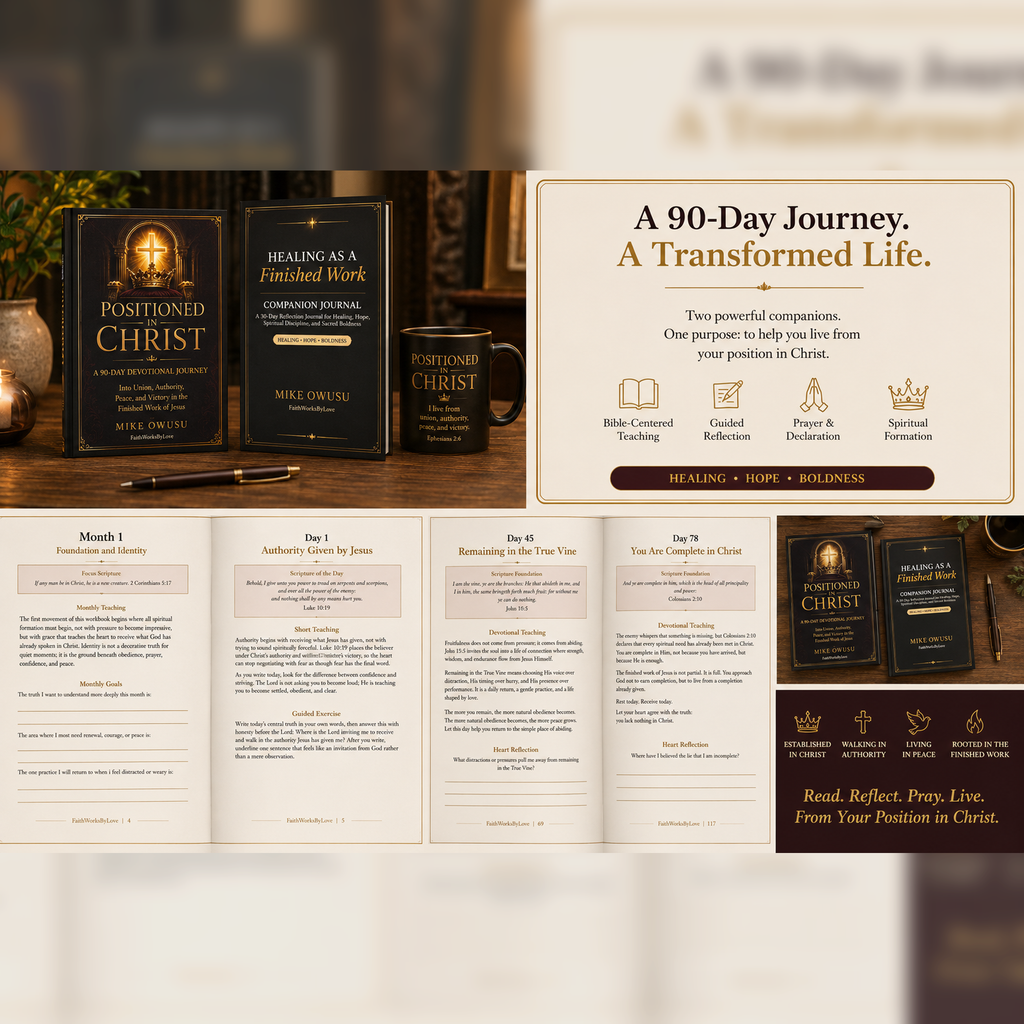 Positioned in Christ Devotional & Journal Bundle