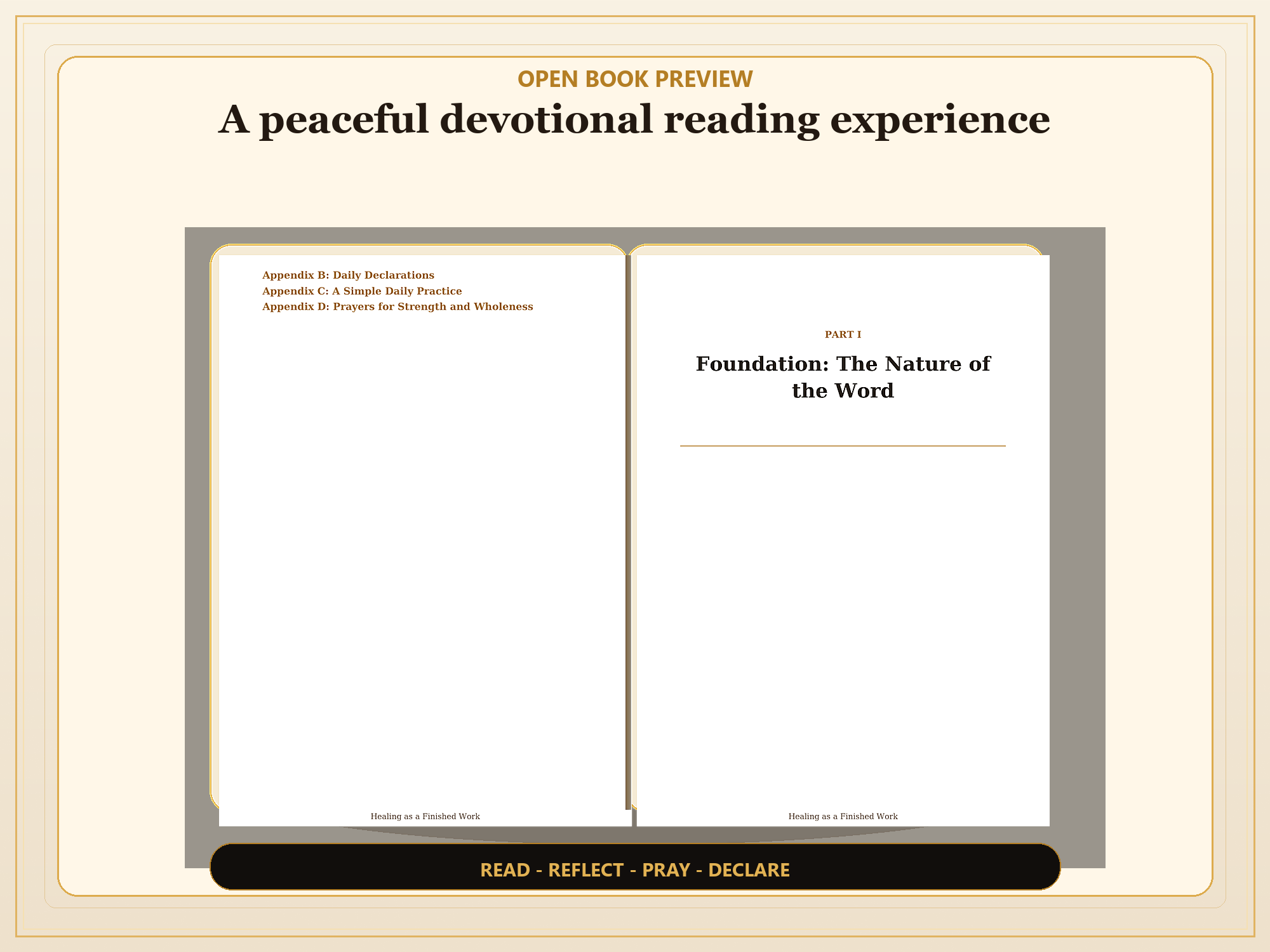Healing as a Finished Work PDF, 30-Day Christian Devotional, Scripture Prayer Journal, Faith Healing Bible Study Download