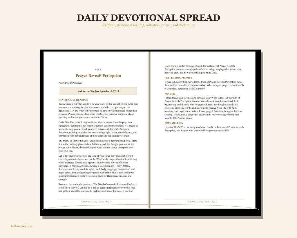 God's Word as Living Medicine: 90-Day Devotional – Paperback