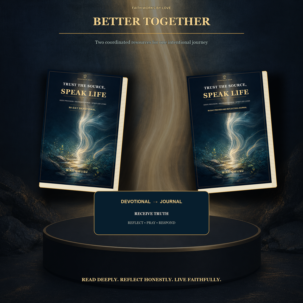 Trust the Source. Speak Life™ Bundle 90-Day Devotional + 90-Day Prayer & Reflection Journal