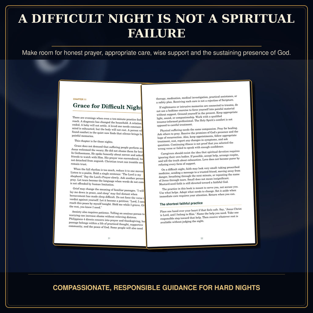 Christian Night Prayer eBook PDF, The Word Through the Night, Scripture and Rest