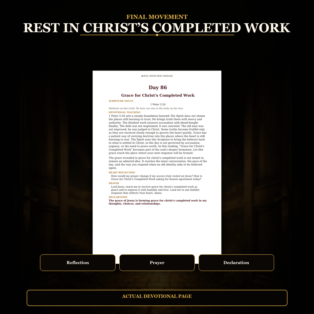 Jesus, Your New Lineage: 90-Day Christian Devotional – Paperback