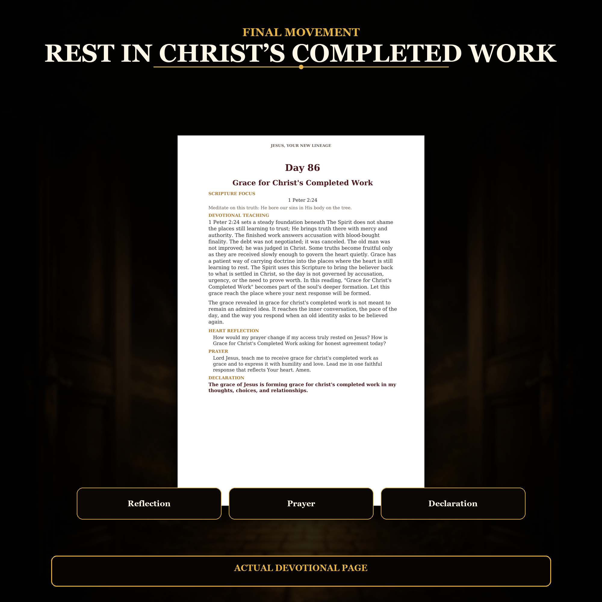 Jesus, Your New Lineage: 90-Day Christian Devotional – Paperback