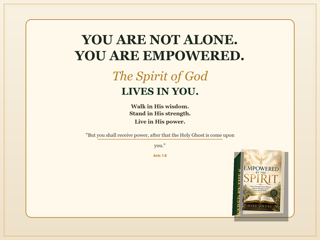 Empowered by the Spirit eBook PDF, Holy Spirit Christian Devotional, Spiritual Growth Guide, Bible Study Digital Download