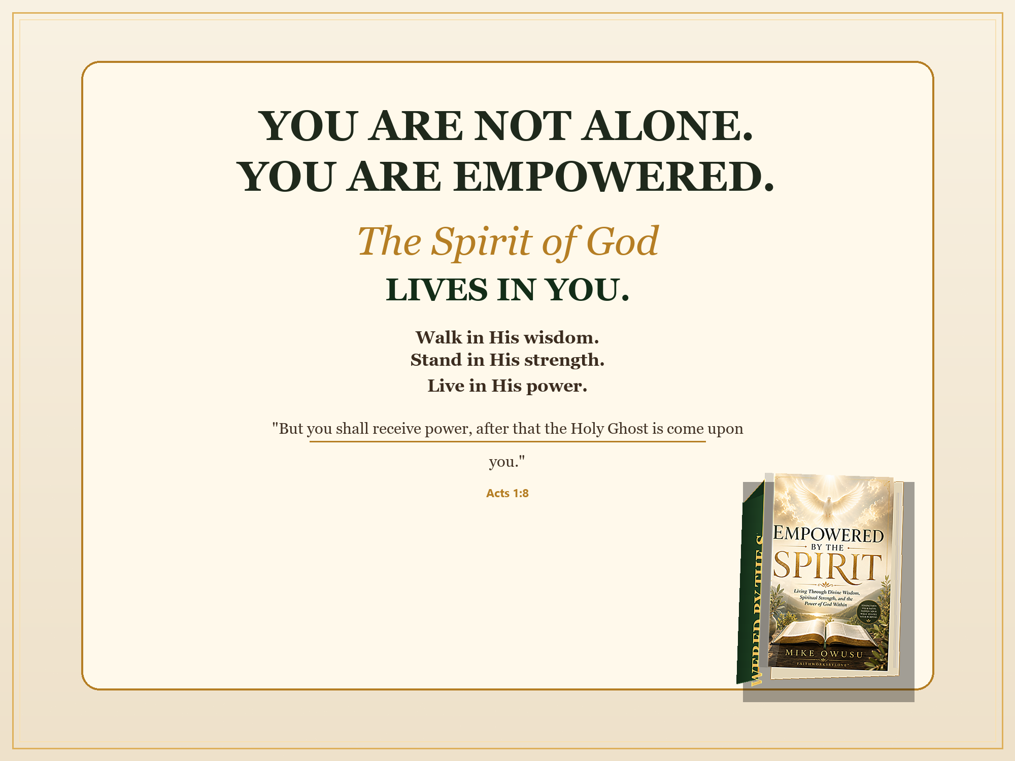 Empowered by the Spirit eBook PDF, Holy Spirit Christian Devotional, Spiritual Growth Guide, Bible Study Digital Download