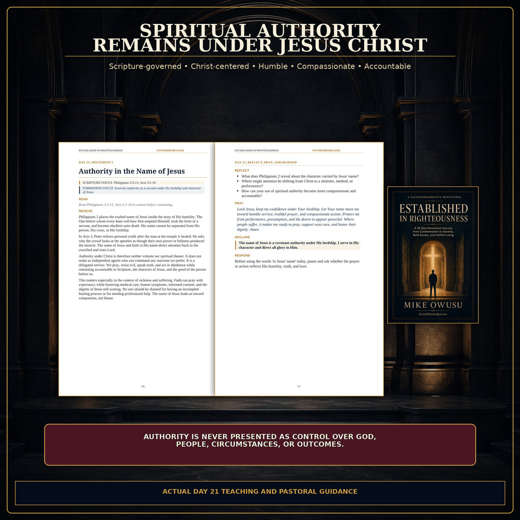 Established in Righteousness 30-Day Devotional | Identity in Christ, Prayer & Reflection PDF