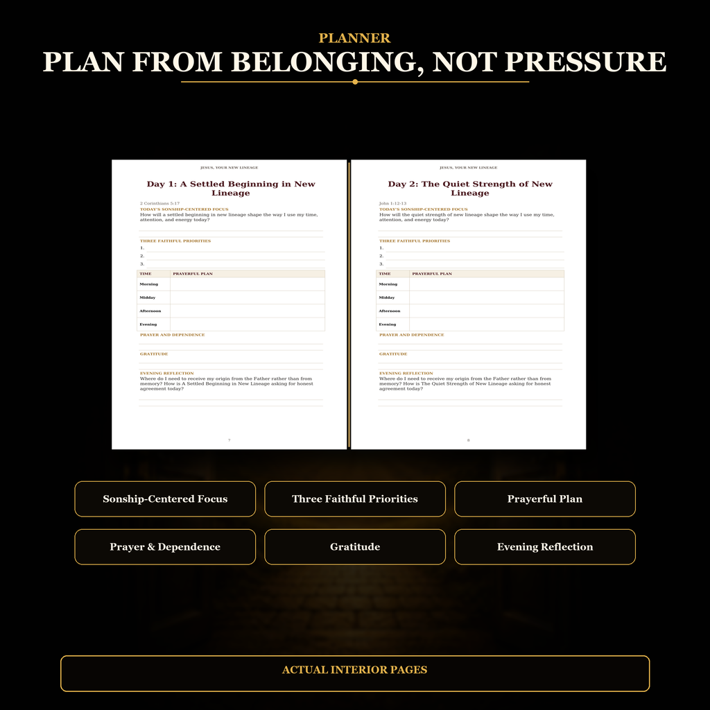 Jesus: Your New Lineage — 90-Day Identity in Christ Experience | 4-Book Digital Bundle