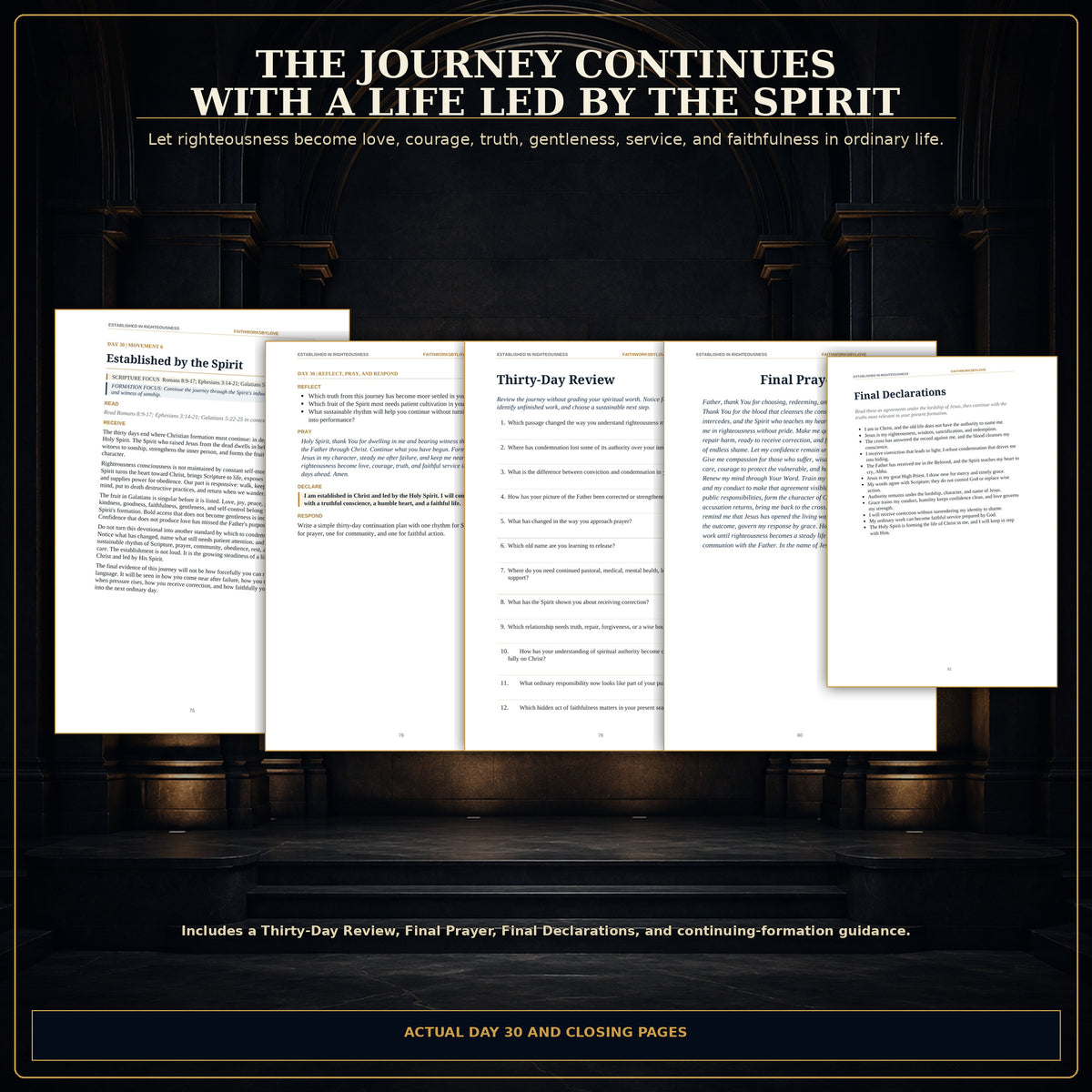 Established in Righteousness 30-Day Devotional | Identity in Christ, Prayer & Reflection PDF