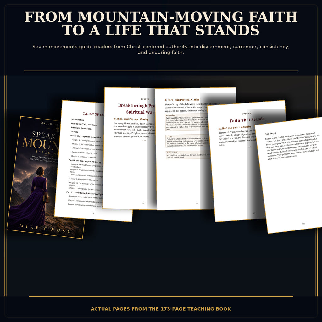 Speak to the Mountain: How to Pray With Faith, Stand in Christ’s Authority & Follow the Holy Spirit | eBook