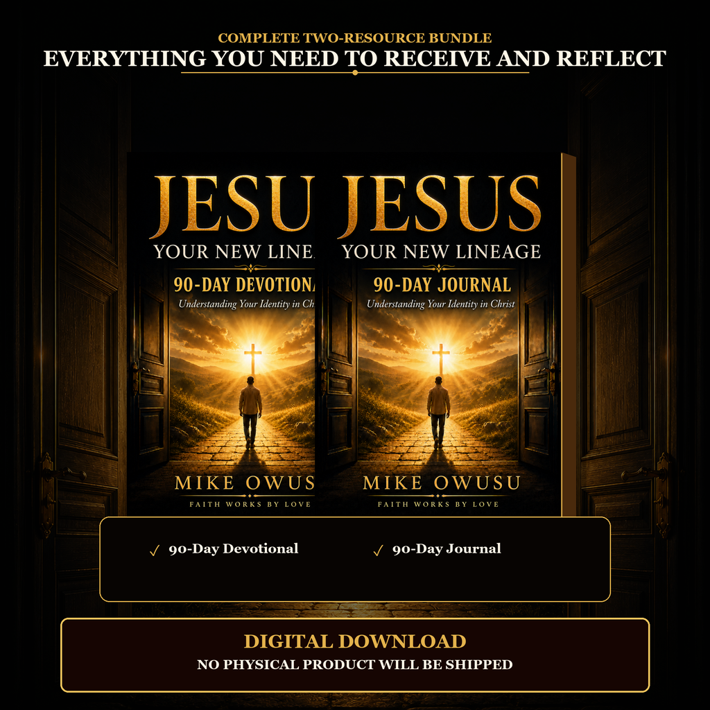 Jesus: Your New Lineage — 90-Day Devotional + Journal Bundle | Identity in Christ