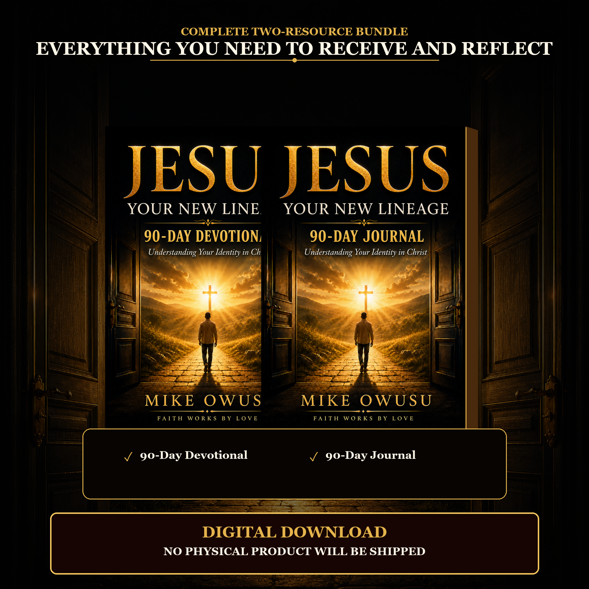 Jesus: Your New Lineage — 90-Day Devotional + Journal Bundle | Identity in Christ