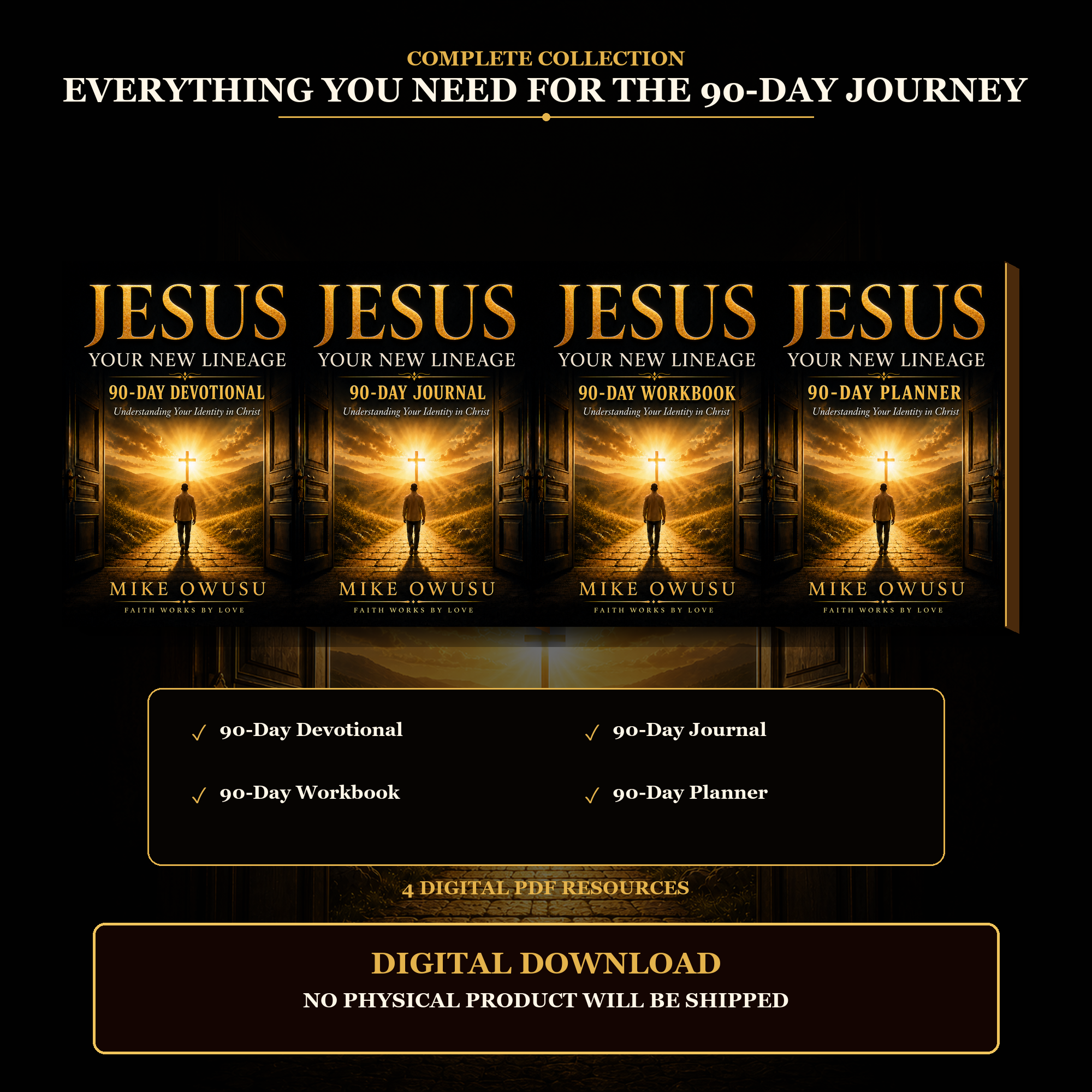 Jesus: Your New Lineage — 90-Day Identity in Christ Experience | 4-Book Digital Bundle