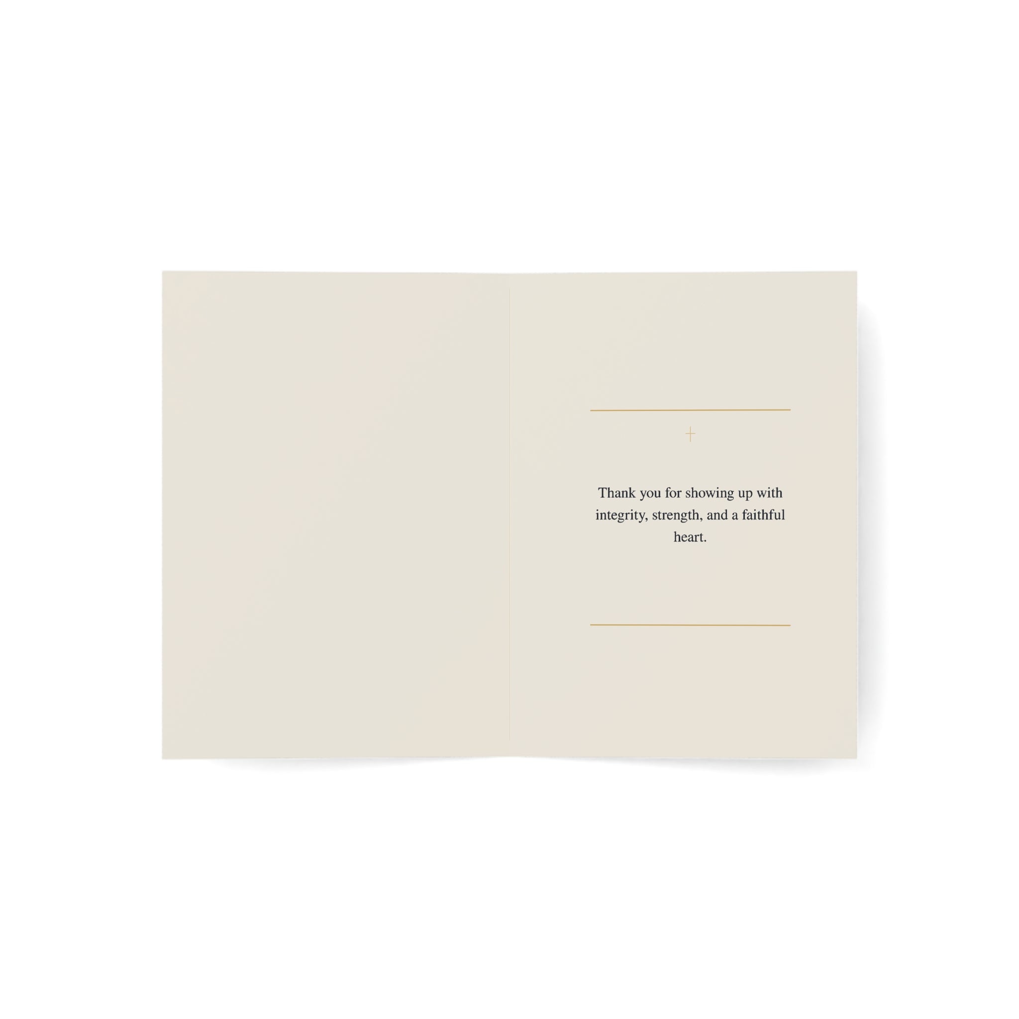 Christian Thank You Card for Men, A Man of Honor Is Rare, Faith-Filled Appreciation Card, Masculine Scripture Card