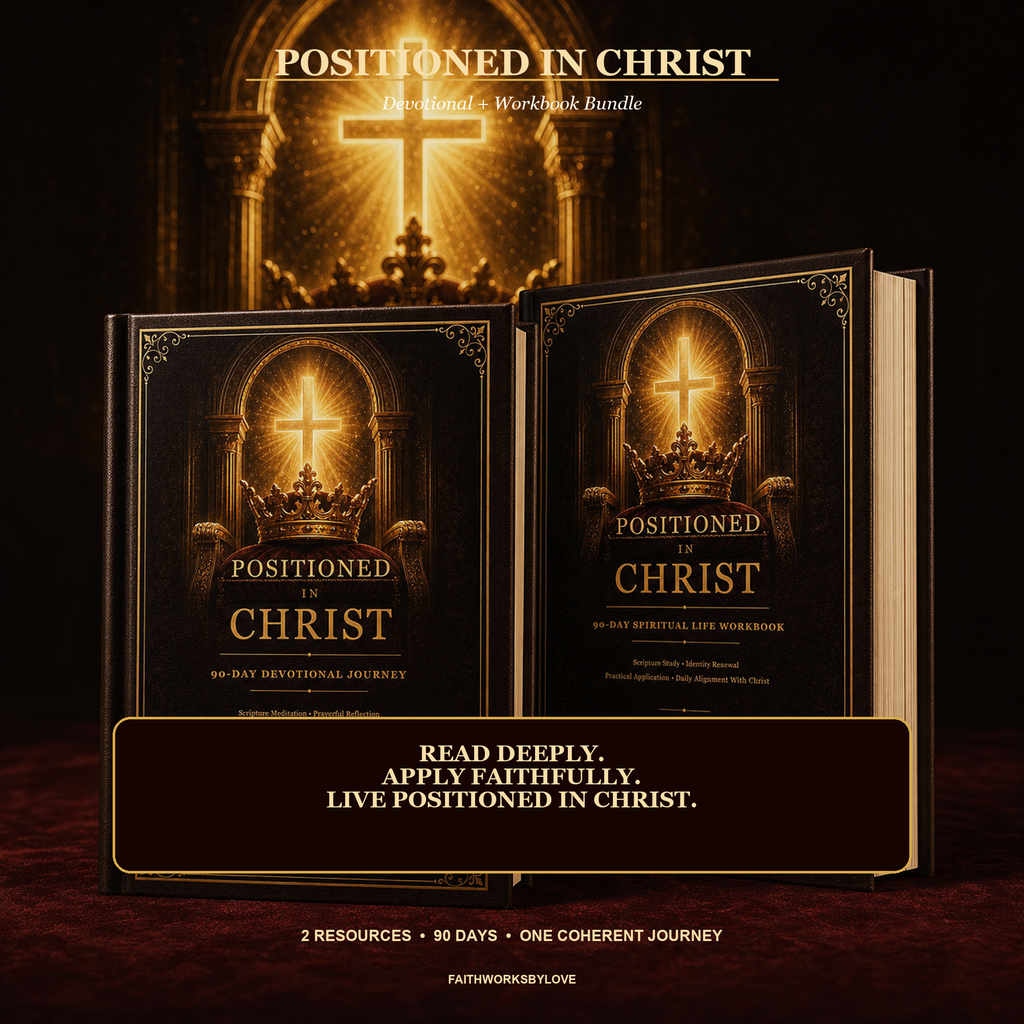Positioned in Christ Devotional & Workbook Bundle